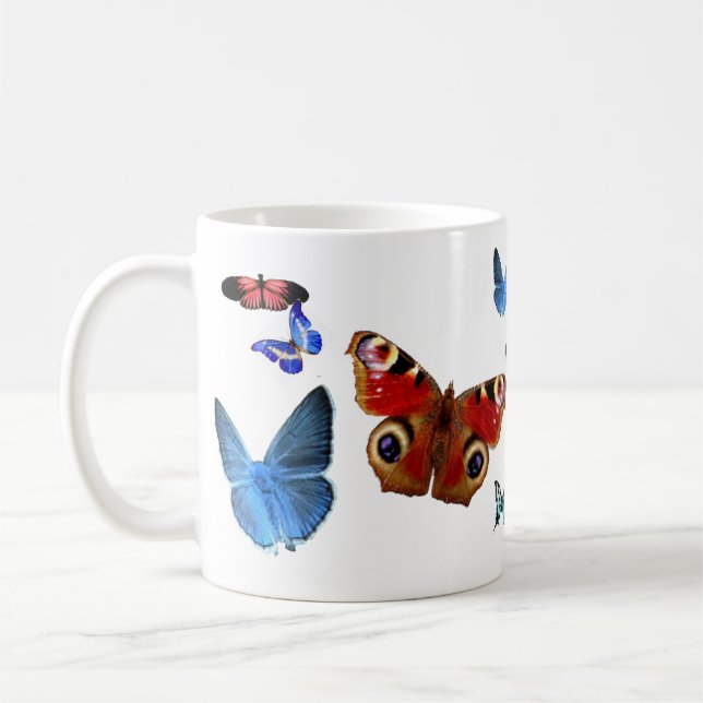 Butterflies Coffee Mug (Left)