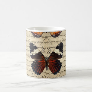 butterflies coffee mug