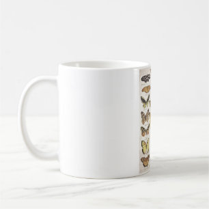 Butterflies collection coffee mug