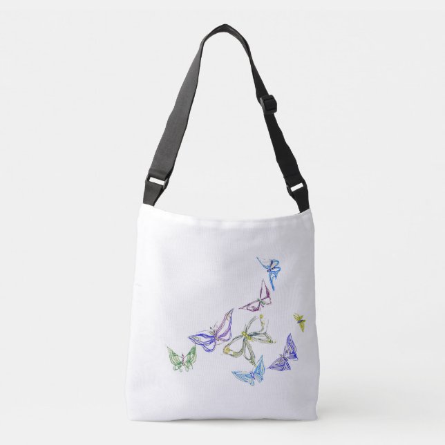 Butterflies Crossbody Bag (Front)