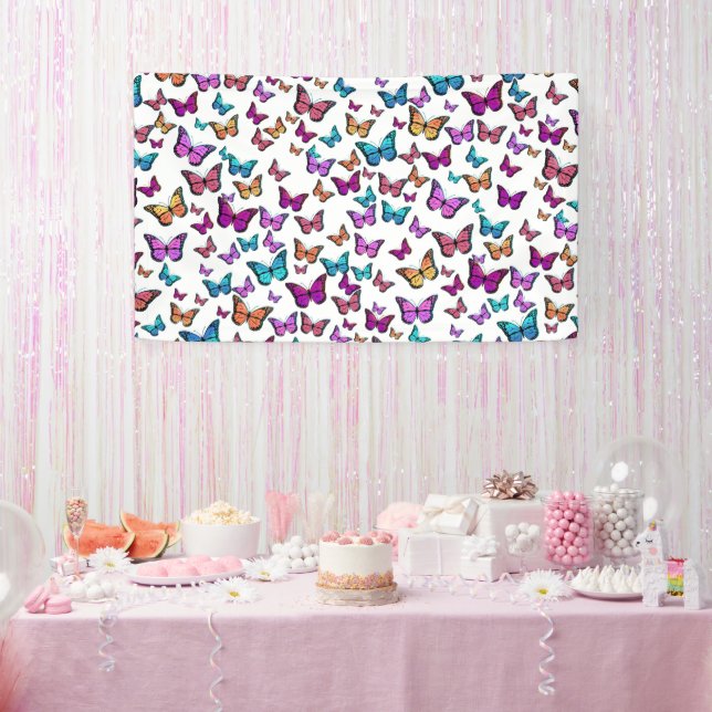butterflies cute lovely  banner (Party)