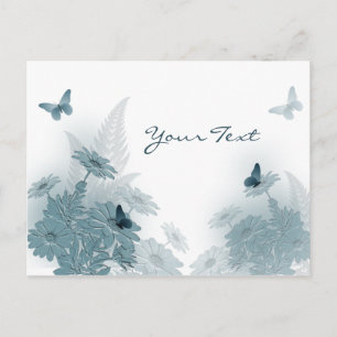 Butterflies & Daisies Postcard