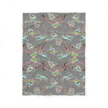 butterflies decoration gray