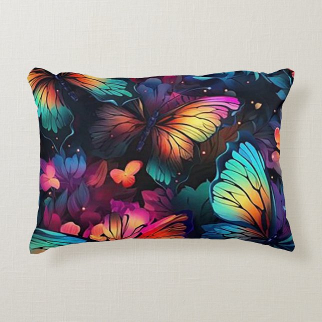 Butterflies Decorative Cushion (Front)