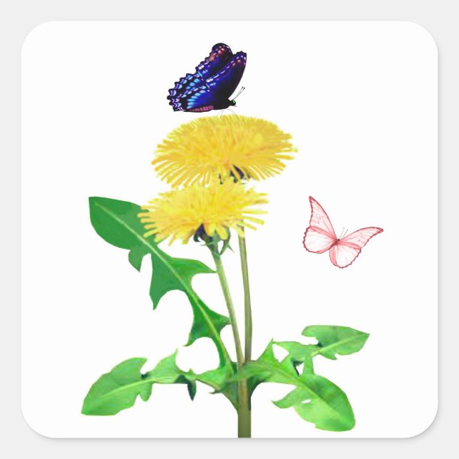 Butterflies Envelope Seals Stickers (Front)