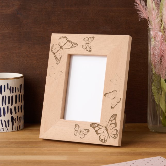 Butterflies Etched Frames (Left)