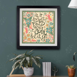 Butterflies Feed Your Soul Pretty Inspirivity Poster
