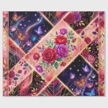 Butterflies, Floral Dreams & Golden Elegance