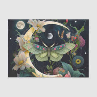 Butterflies, Flowers and the Moon Tissue Paper