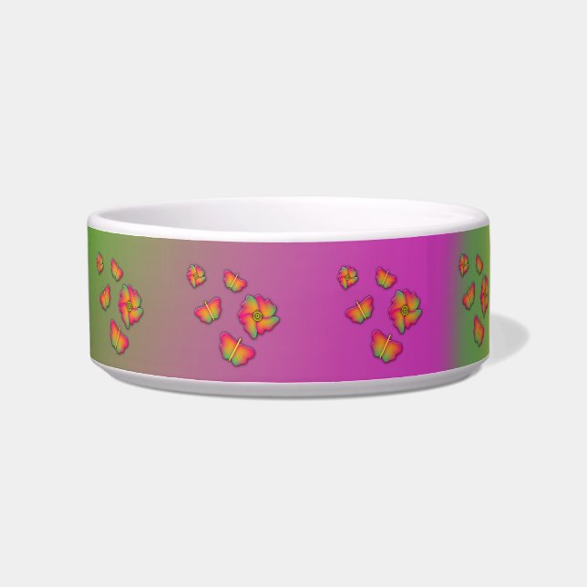 Butterflies & Flowers Bowl (Left)