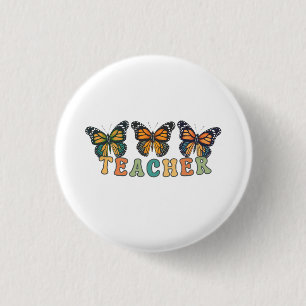 Butterflies Fly High 3 Cm Round Badge
