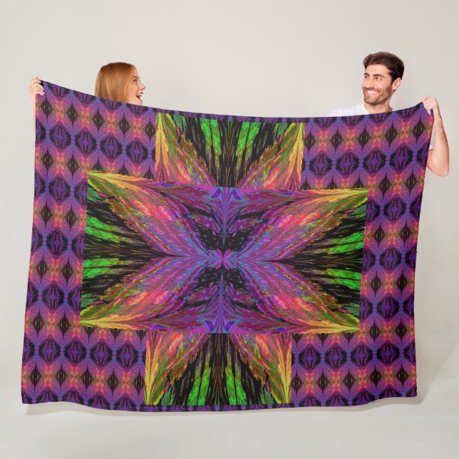 Butterflies For Anastacia 22 Fleece Blanket (In Situ)