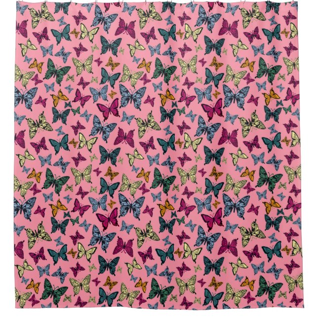 Butterflies for Illy Shower Curtain (Front)