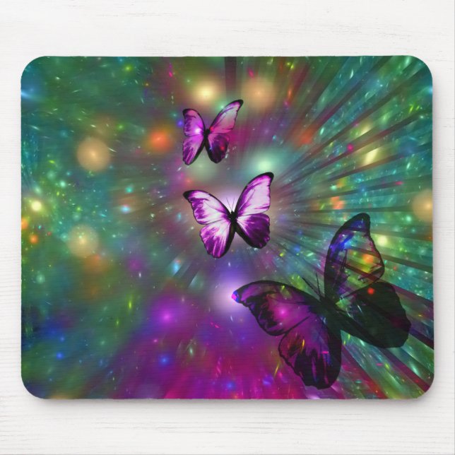Butterflies Forever Mouse Pad (Front)