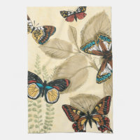 Butterflies Gliding Over Leaves