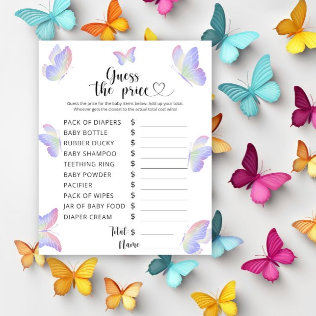 Butterflies - Guess the price! Game (Creator Uploaded)