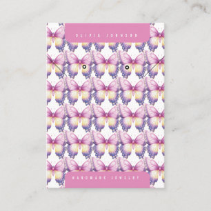 Butterflies Handmade DIY Jewellery Display Card
