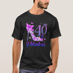 Butterflies High Heels 40 T-Shirt