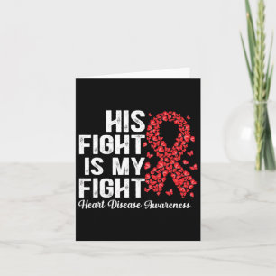 Butterflies His Fight Is My Fight Heart Disease Aw Card