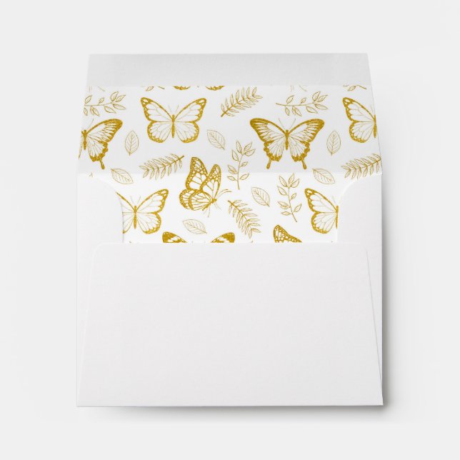 Butterflies in Bloom envelope (Back (Bottom))