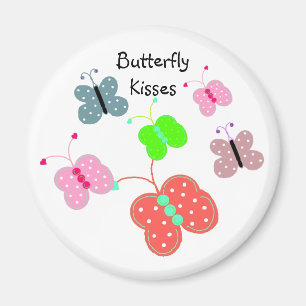 Butterflies In Every Colour Kisses Magnet