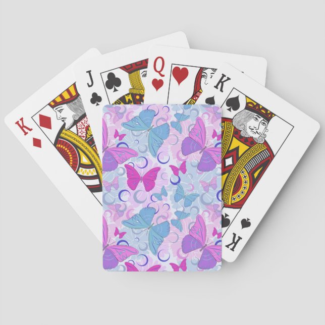 Butterflies in Flight Playing Cards (Back)