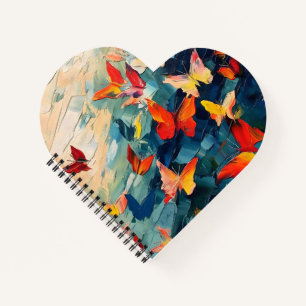 Butterflies in Motion – Expressive Abstract Flight Notebook