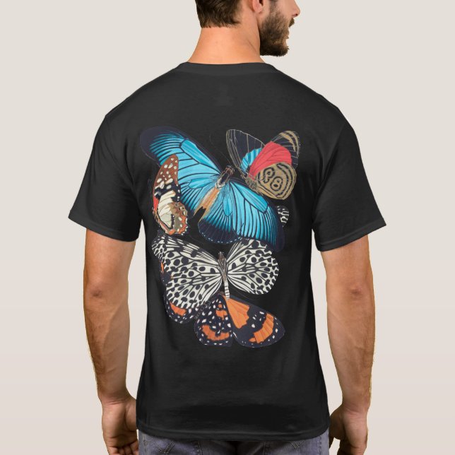 Butterflies in my back hoodie T-Shirt (Back)