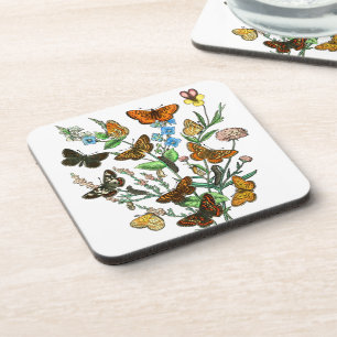 BUTTERFLIES IN NATURE COASTER