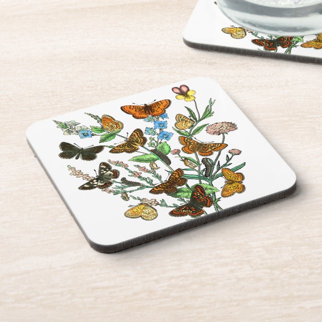 BUTTERFLIES IN NATURE COASTER (Left Side)