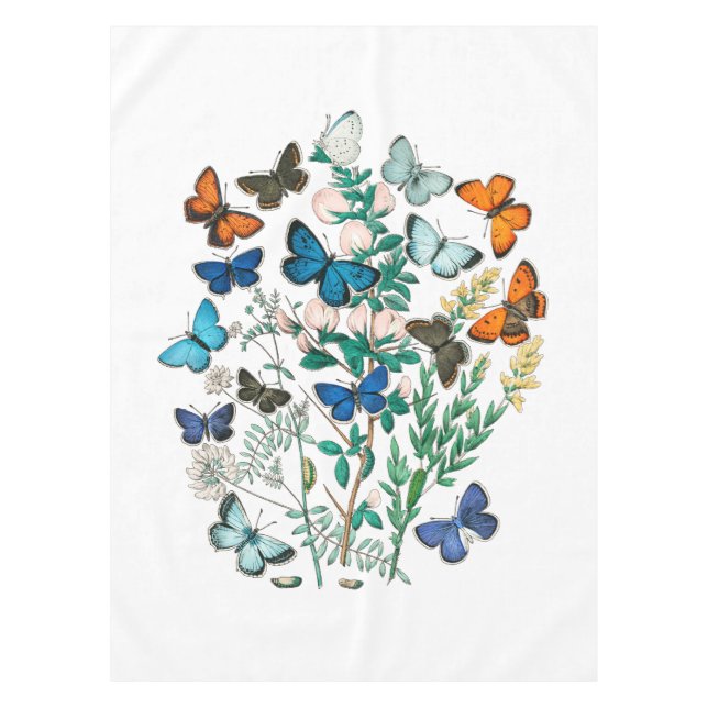 BUTTERFLIES IN NATURE TABLECLOTH (Front)