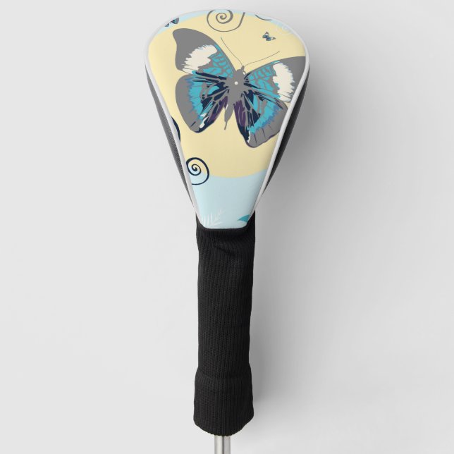 Butterflies In The Day Golf Head Cover (Front)