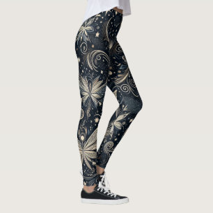 Butterflies in the moonlight leggings