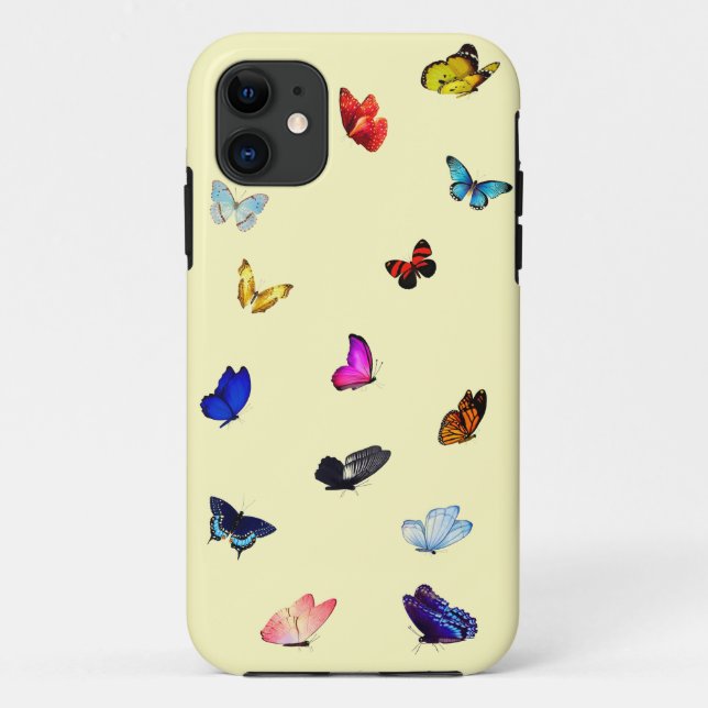 Butterflies iPhone 11 Tough Case (Back)