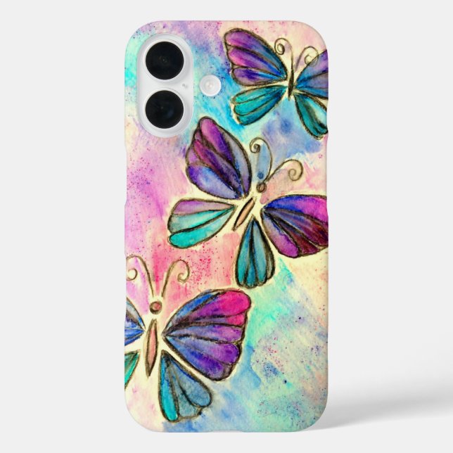 Butterflies iPhone Case (Back)