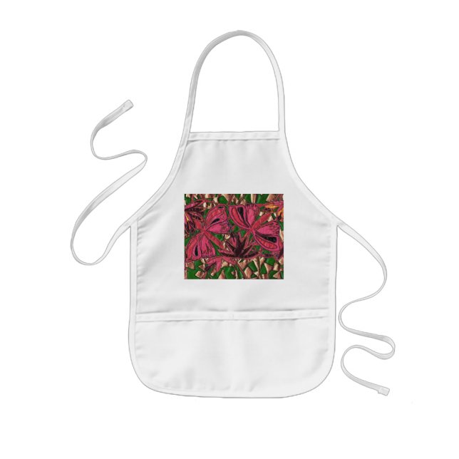 Butterflies Kids Apron (Front)