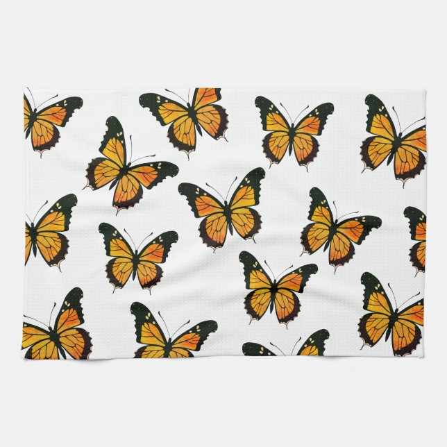 Butterflies Kitchen Towel (Horizontal)