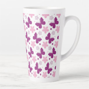Butterflies Latte Mug
