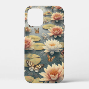 Butterflies Lilies in the Lake iPhone 12 Mini Case