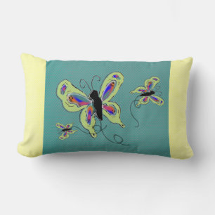 Butterflies Lumbar Cushion