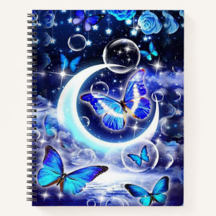 Butterflies & Moons Notebook