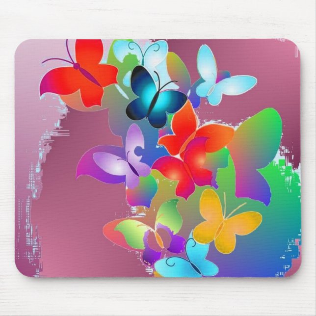 Butterflies Mouse Pad (Front)
