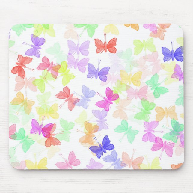 Butterflies Mouse Pad (Front)