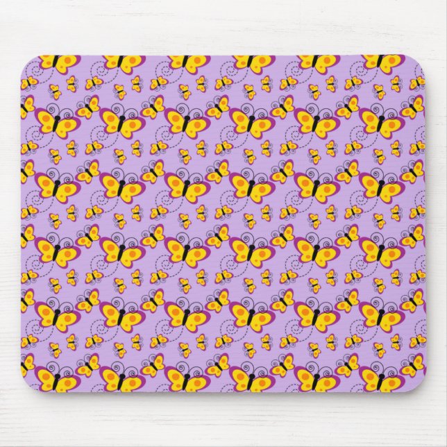 Butterflies Mouse Pad (Front)
