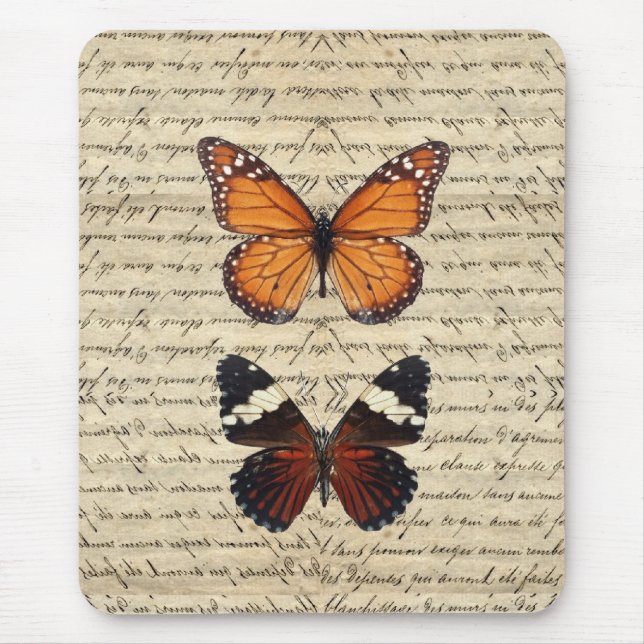 butterflies mouse pad (Front)
