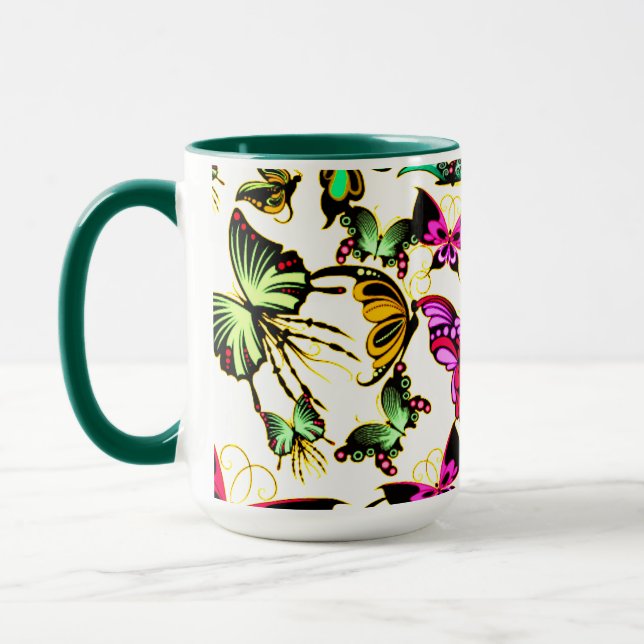Butterflies Mug (Left)