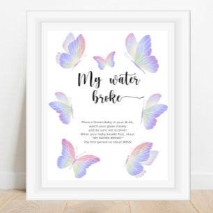 Butterflies - my water broke game poster