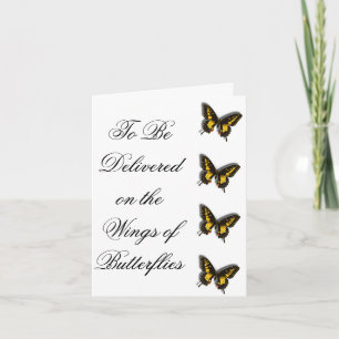Butterflies Note Card