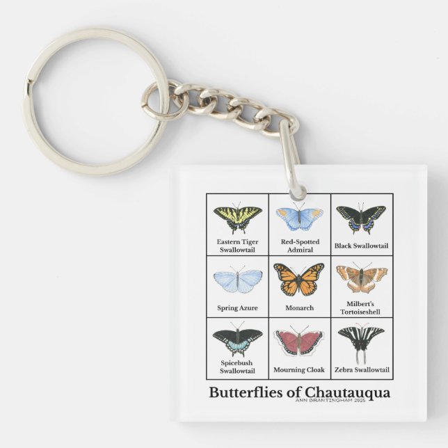 Butterflies of Chautauqua Key Ring (Front)