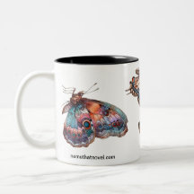 Butterflies of Name That Novel Coffee Mug 